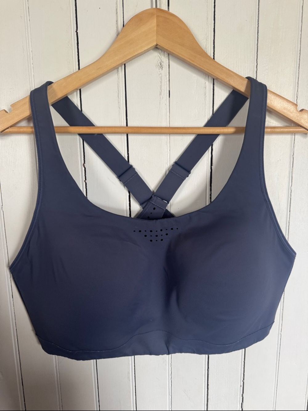 Athleta Sports Bra Dusty Blue Size 38DD
